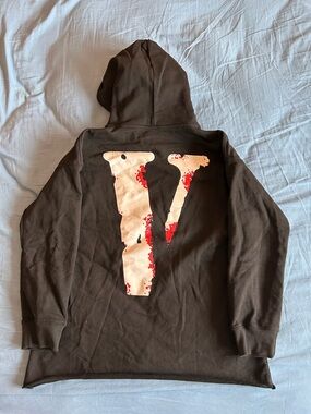 RARE VLONE TEXAS CHAINSAW MASSACRE HOODIE SIZE XL HORROR MOVIE PROMO Y2K